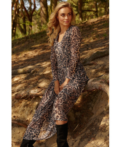 Garas tīklveida kleitas raksts 35 M813