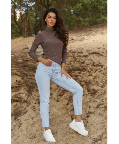 Klasikinė moteriška palaidinė su golfu moka NU460