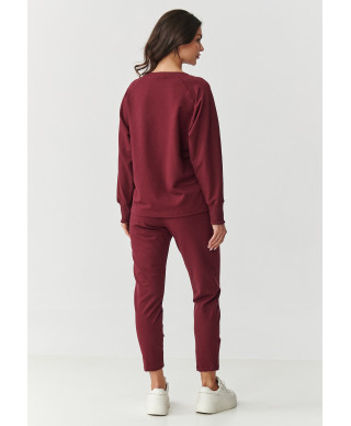 Bordo krāsas treniņtērpu komplekts M888