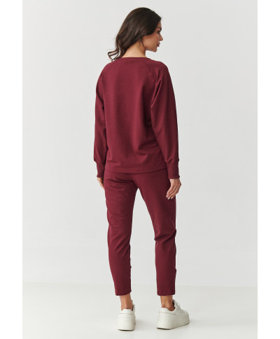 Bordo krāsas treniņtērpu komplekts M888