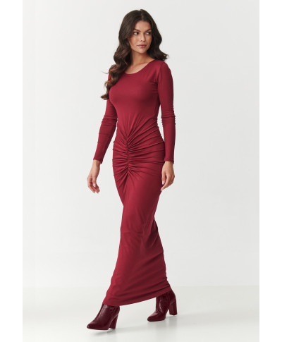 aptempta maxi suknele bordo M898