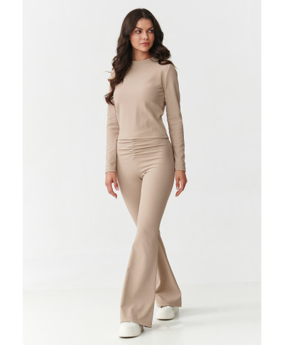 elegantiskas komplektas su prążkowanego materiału smelinis M893