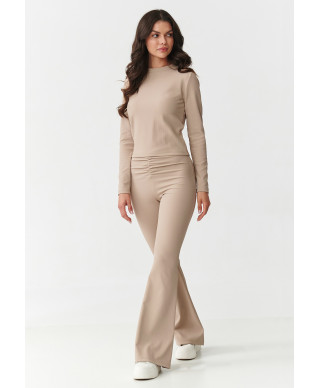 elegantiskas komplektas su prążkowanego materiału smelinis M893