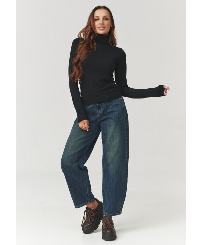 golfiukas moteriskas su wiskozą juodas C11