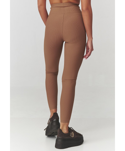 leginsai damskie prążkowane kupranugarinis C30