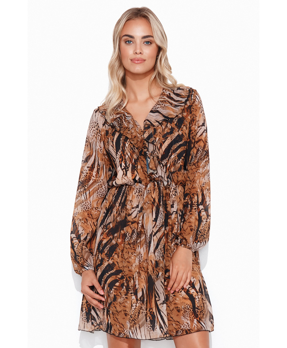 Languota suknelė su raukiniais 38 M763