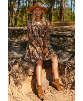 Languota suknelė su raukiniais 38 M763