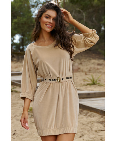 suknele veliurine su dirzu piaskowa NU457