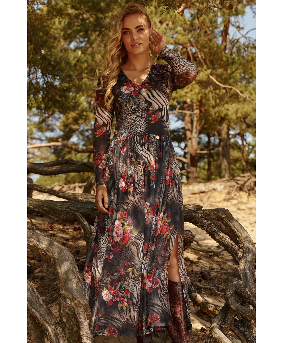 ilga suknele is tinklelio rastas 46 M813