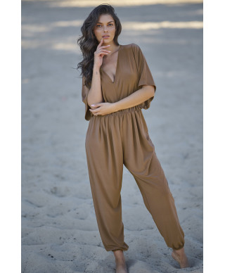 kombinezonas moteriskas su nogawkami su guma kupranugarinis NU479