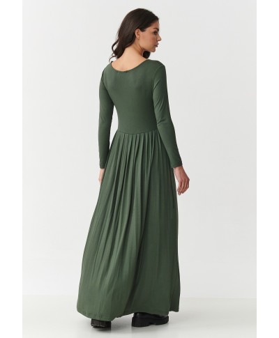 ilga platejanti suknele chaki M896