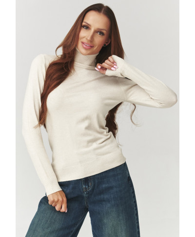 golfiukas moteriskas su wiskozą sviesus beż C11