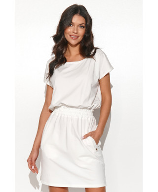 Kleita ar gumiju viduklī krēmkrāsas NU442