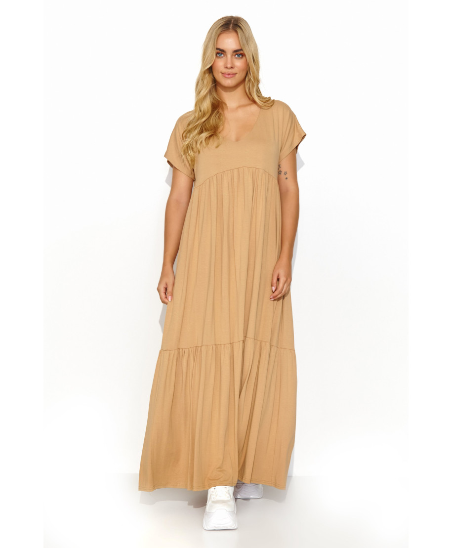 suknele maxi is viskozes smeline M828