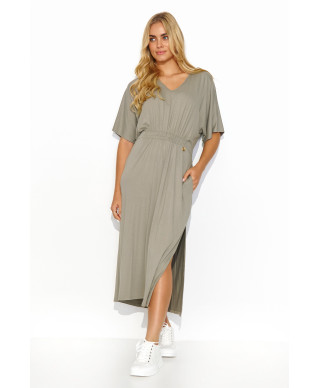 laisva suknele midi taupe M822