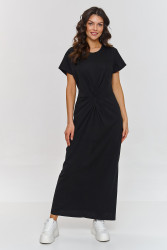 suknele maxi su przełożeniem per liemeni juoda M878