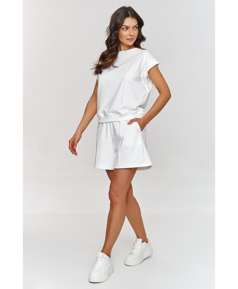 Dresowy komplektas su szortami grietineles M866