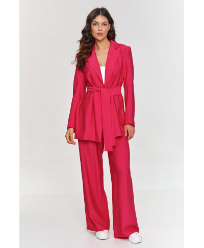 Sieviešu aveņu krāsas žaketes un bikšu komplekts M883