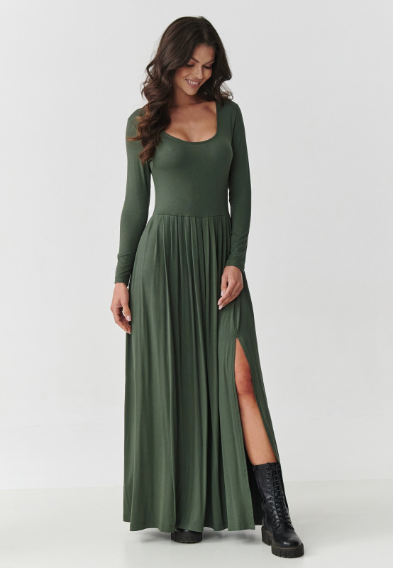 ilga platejanti suknele chaki M896