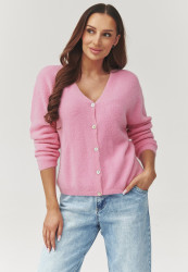 megztinis moteriskas uzsegsamas su sagomis pudrinis róż C38