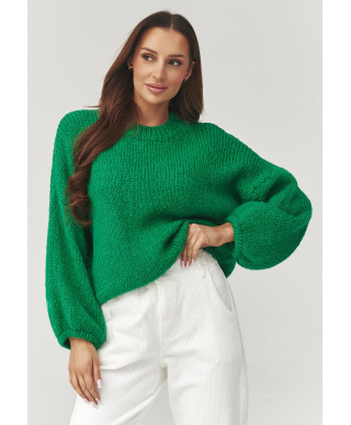 megztinis moteriskas oversize zalias C37