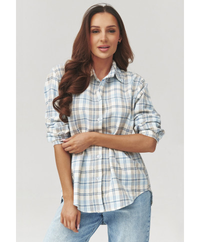 Marškiniai moteriški languoti raštas 5 C35