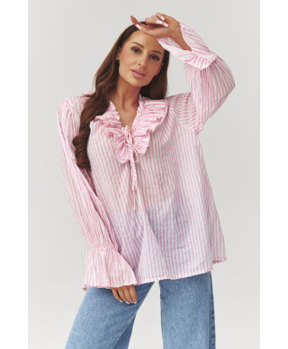 elegantiska palaidine moteriska su kloste rozine C39