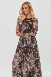 ilga printowa suknele rastas 50 M860