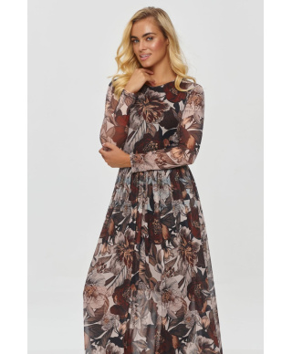 ilga printowa suknele rastas 50 M860