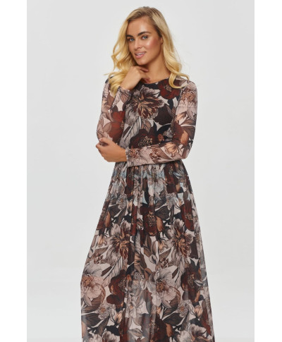 ilga printowa suknele rastas 50 M860