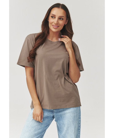 klasikinis t-shirt moteriskas moka C41