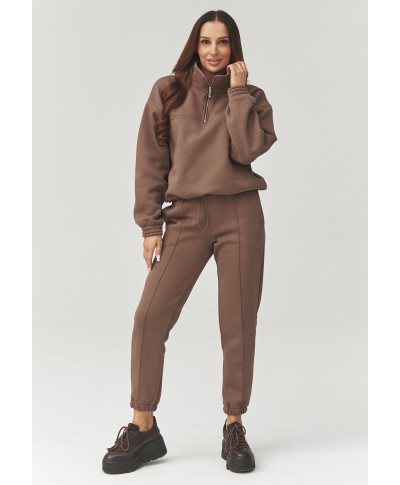 Moteriškas mokos spalvos sportinis komplektas A13