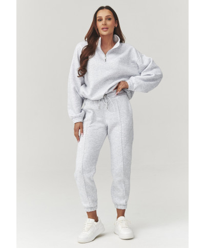 komplektas dresowy moteriskas pilkas melanzas A13