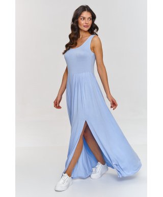 elegantiska suknele maxi su zakładkami zydra M874