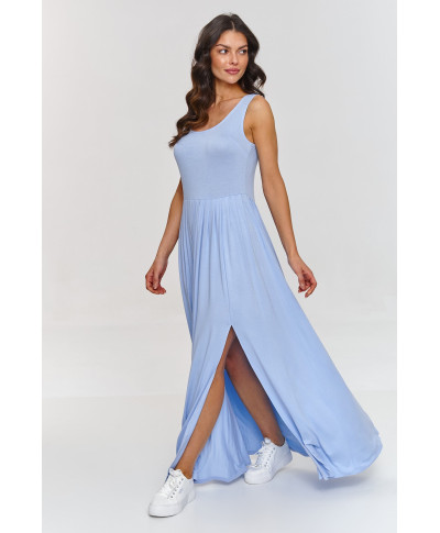 elegantiska suknele maxi su zakładkami zydra M874