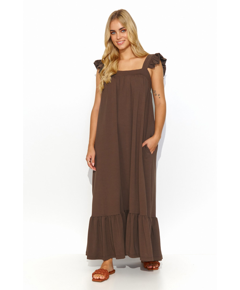 Kleita gara ar volāniem šokolādes M817