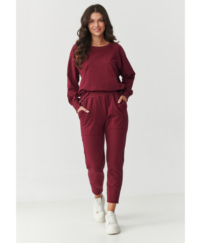 Sporta brīva piegriezuma komplekts bordo M888