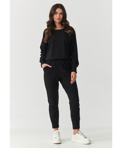 Dresowy komplektas o luźnym kroju juodas M888