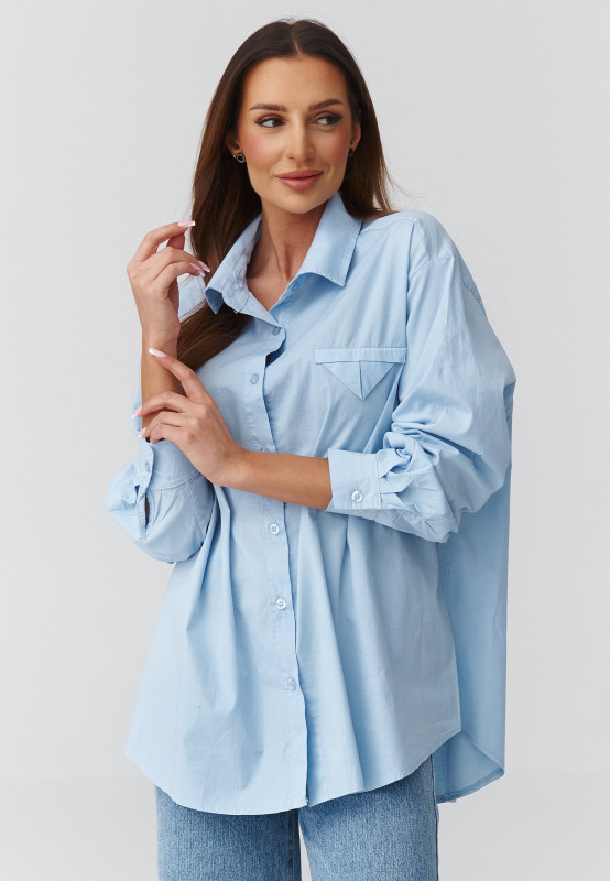 marskiniai moteriska o luźnym kroju zydra C46