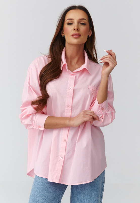 marskiniai moteriska o luźnym kroju rozine C46