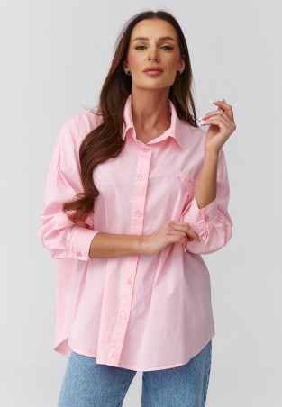 marskiniai moteriska o luźnym kroju rozine C46