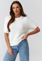 megztinis moteriskas su rankovemis iki łokcia ekriu C45