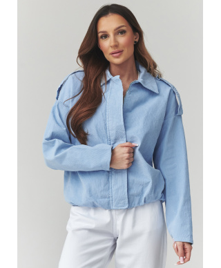 Jaka sieviešu bomberis gaiši zila C48