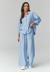 komplektas moteriskas su szerokimi spodniami zydras C49