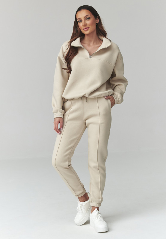 komplektas dresowy moteriskas sviesus beż A13