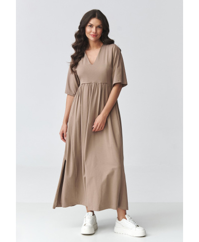 suknele maxi su iskirpte moka M933