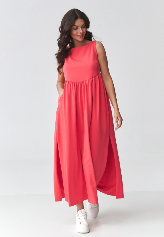 Kleita maxi ar kabatām koraļļu M932