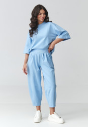 komplektas dresowy moteriskas kelnes ballon zydras M916