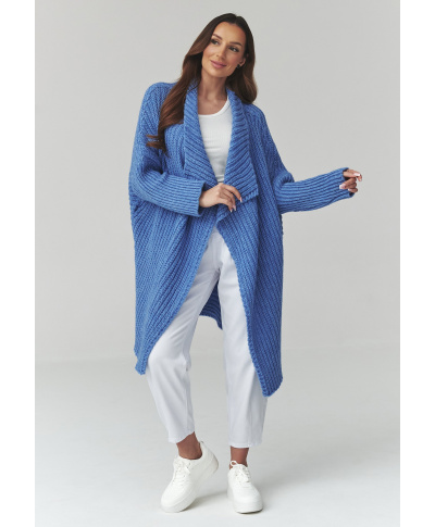 Sieviešu atvērts kardigans blue jeans S173