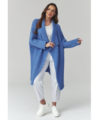 Sieviešu atvērts kardigans blue jeans S173